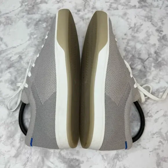 ROTHY’S The Lace Up Sneaker Women's Size 10 Gray Casual Knit - Picture 6 of 14